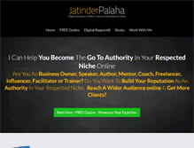 Tablet Screenshot of jatinderpalaha.com